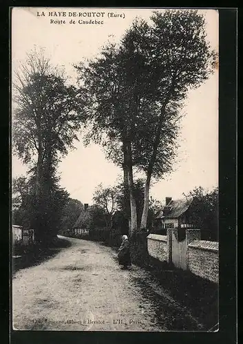 AK La Haye-de-Routot, Route de Caudebec