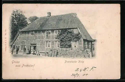 AK Pronstorf, Gasthaus Prontorfer Krug