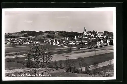 AK St. Marein am Pickelbach, Gesamtansicht aus der Vogelschau