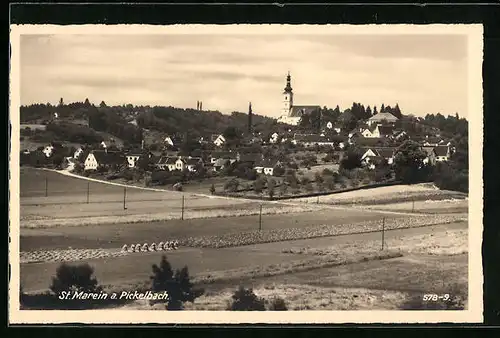 AK St. Marein am Pickelbach, Gesamtansicht aus der Ferne