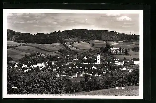 AK Gnas, Gesamtansicht aus der Vogelschau