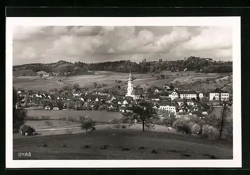 AK Gnas, Gesamtansicht aus der Vogelschau