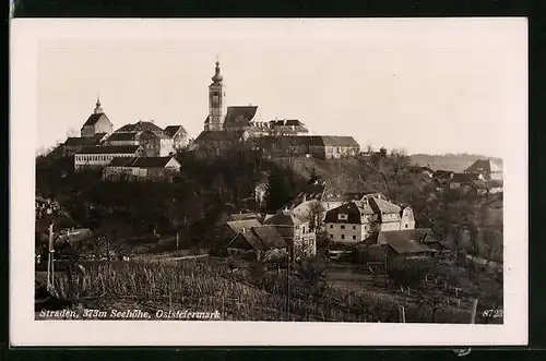 AK Straden, Ortsansicht mit Kirche