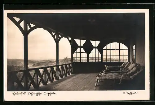 AK Lassnitzhöhe, Liegehalle in der Heilanstalt