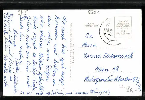 AK Nestelbach, Gesamtansicht aus der Vogelschau