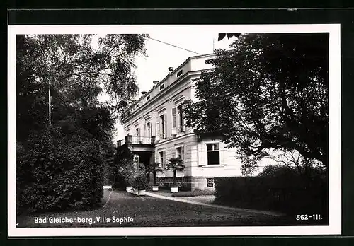 AK Bad Gleichenberg, Villa Sophie