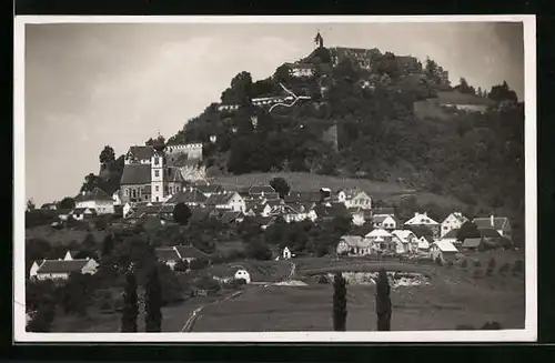 AK Riegersburg, Ortsansicht mit dem Schloss