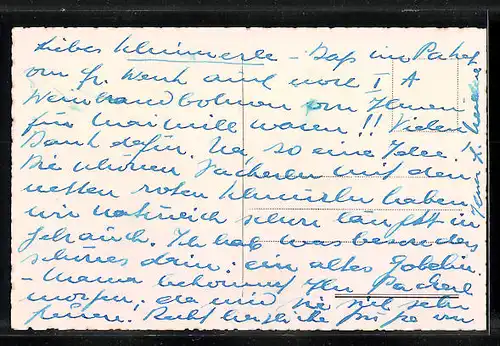 AK Lugano, Ortsansicht mit Monte Brè