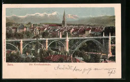 AK Bern, Die Kornhausbrücke