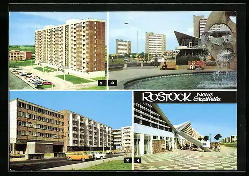 AK Rostock, Neue Stadtteile - Lütten Klein, Evershagen, Südstadt