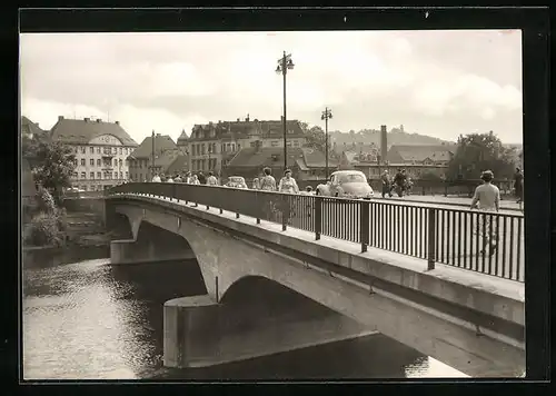 AK Weissenfels (Saale), Brücke des Friedens