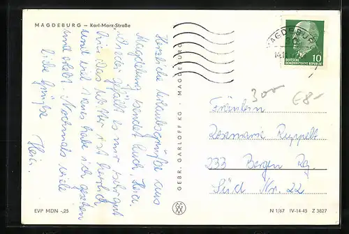 AK Magdeburg, Karl-Marx-Strasse