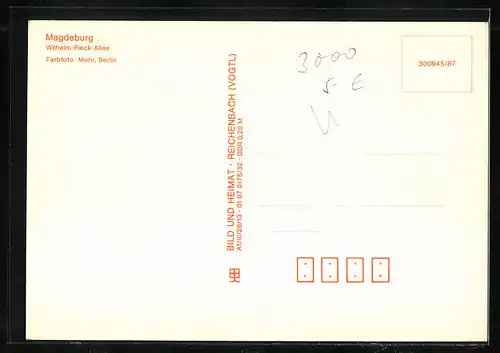 AK Magdeburg, Wilhelm-Pieck-Allee