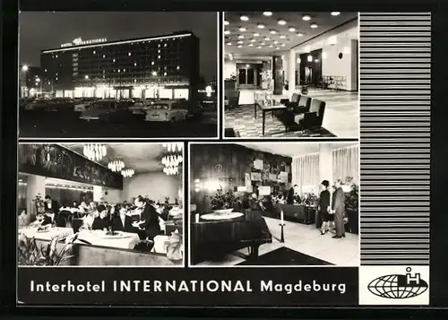 AK Magdeburg, Vier Ansichten vom Interhotel International