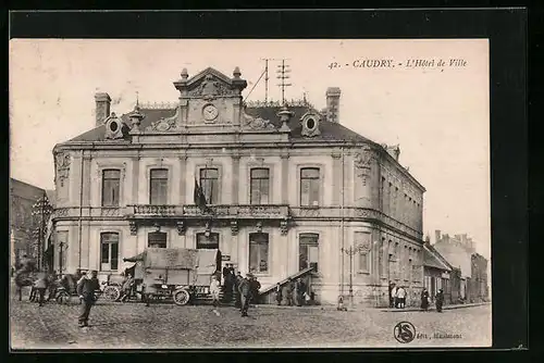 AK Caudry, l'Hotel de Ville