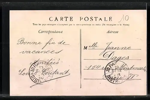 AK Caudry, Postes et Télégraphes