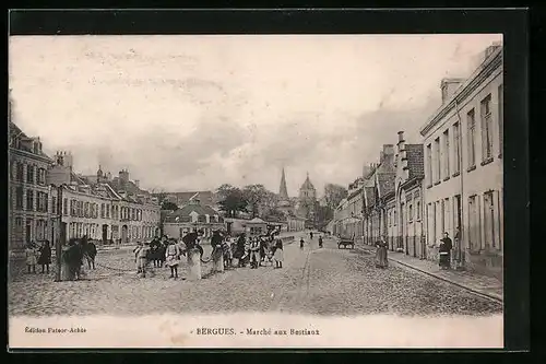 AK Bergues, Marché aux Bestiaux