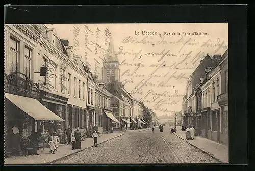 AK La Bassée, Rue de la Porte d'Estaires