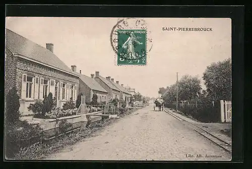 AK Saint-Pierrebrouck, Une Rue