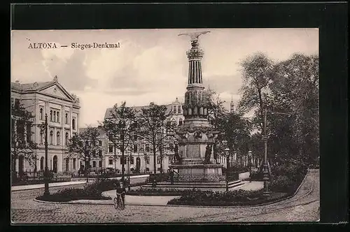 AK Hamburg-Altona, Sieges-Denkmal