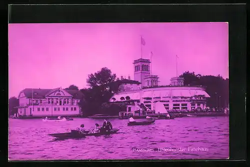 AK Hamburg, Idylle am Uhlenhorster Fährhaus