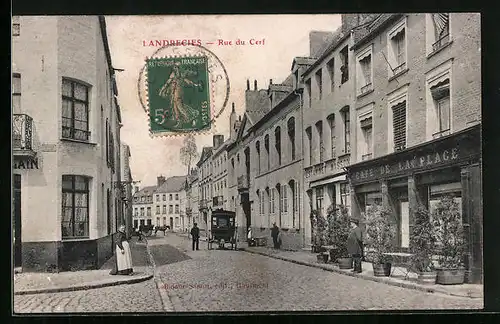 AK Landrecies, Rue du Cerf