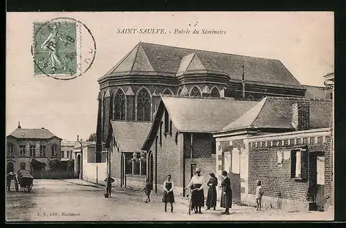 AK Saint-Saulve, Entrée du Séminaire