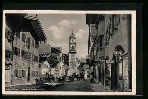 AK Mittenwald, Oberer Markt