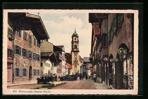 AK Mittenwald, Oberer Markt
