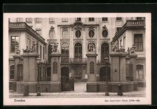 AK Dresden, das Cosel'sche Palais