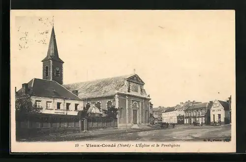 AK Vieux-Condé, l'Église et le Presbytere