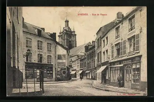AK Avesnes, Rue de France