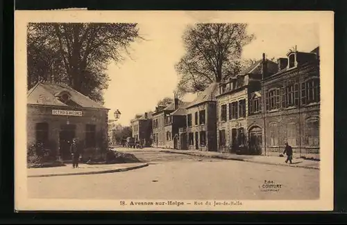 AK Avesnes-sur-Helpe, Rue du Jeu-de-Balle, Octroi d'Avesnes