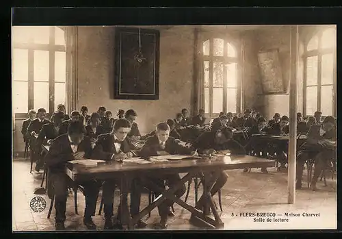 AK Flers-Breucq, Maison Charvet, Salle de lecture