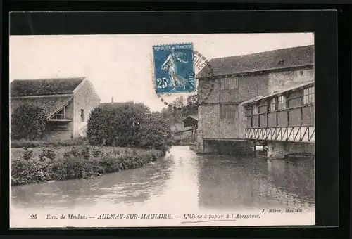 AK Aulnay-sur-Mauldre, L`Usine à papier à l`Abreuvoir