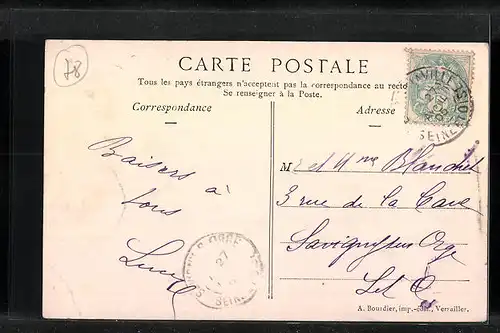 AK Cernay-la-Ville, Vieux Chênes et intérieur du Grand Moulin