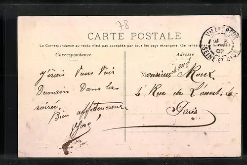 AK Villepreux, École d`Horticulture des Pupilles de la Seine, Vue d`ensemble du Jardin