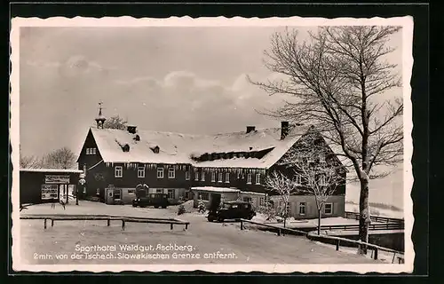 AK Sachsenberg-Georgenthal i. V., Sporthotel Waldgut im Winter