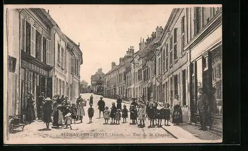AK Neuilly-Saint-Front, Rue de la Chapelle