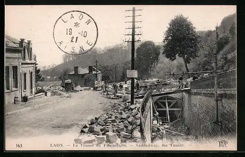 AK Laon, le Tunnel du Funiculaire