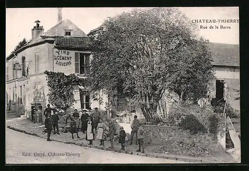 AK Chateau-Thierry, Rue de la Barre, Vins et Liqueurs L. Cément