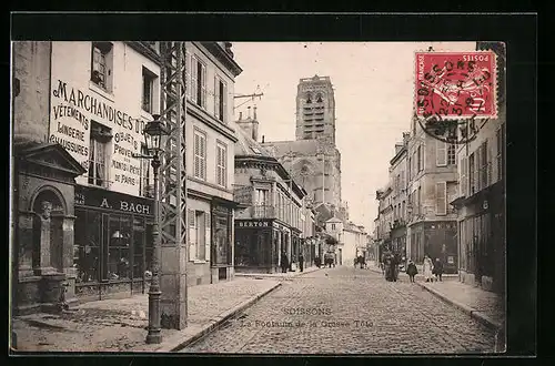 AK Soissons, la Fontaine de la Grosse Tete