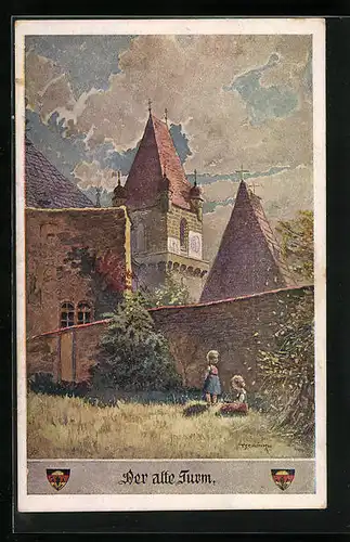 AK Deutscher Schulverein Nr. 1180: Der alte Turm