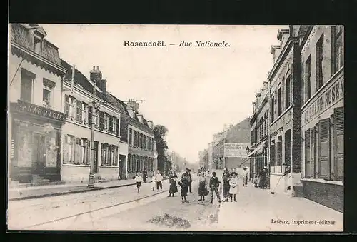 AK Rosendael, Rue Nationale, Strassenpartie