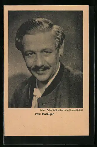 AK Schauspieler Paul Hörbiger im Kostüm einer Filmrolle