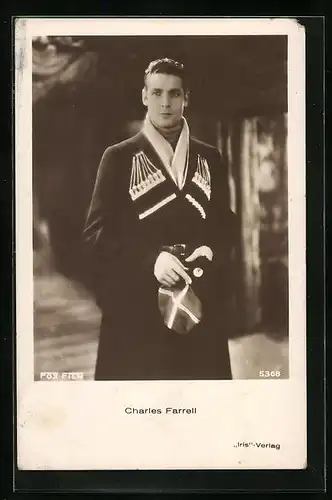 AK Schauspieler Charles Farrell im Kostüm einer Theaterrolle