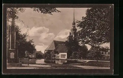 AK Itzehoe, Klosterhof mit St. Laurentiikirche
