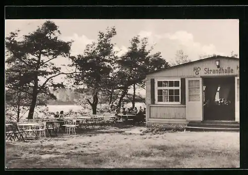 AK Parchim, Gasthaus Strandhalle Wockersee