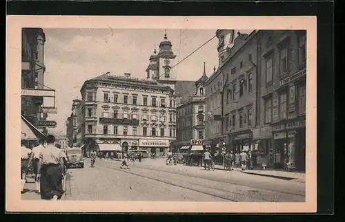 AK Linz a. d. Donau, Taubenmarkt