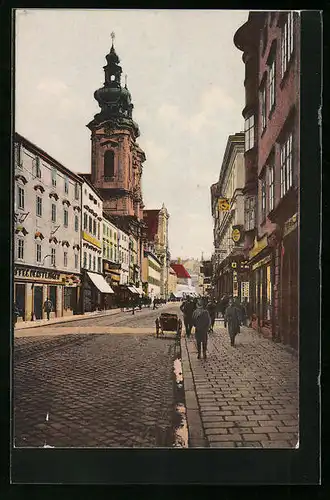 AK Linz a. d. Donau, Landstrasse